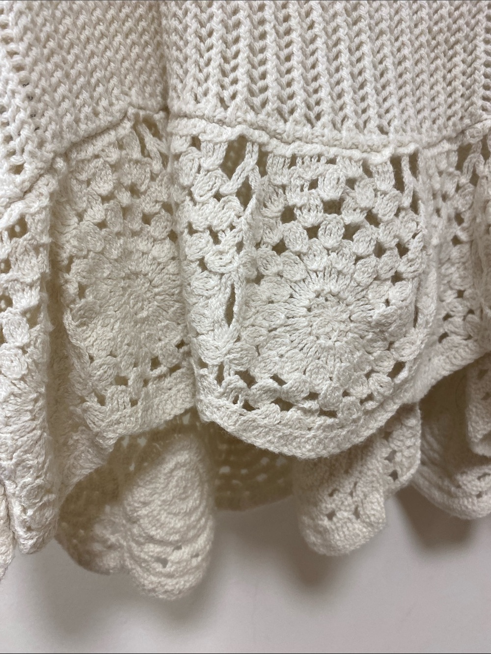 Universal Thread Cream Crochet Button-Front Tank - Picture 10 of 12